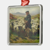 The Highland Shepherd, 1859 Metalen Ornament (Links)