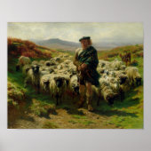 The Highland Shepherd, 1859 Poster (Voorkant)