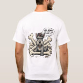 The Highland Watchman: Funny Scottish Terrier T-shirt (Achterkant)