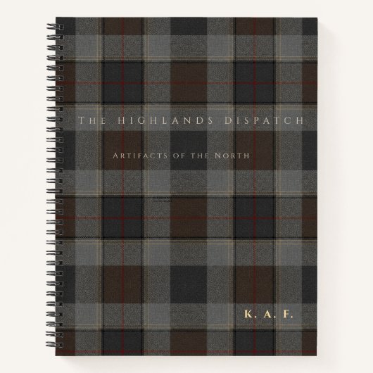 The Highlands Dispatch: Tartan Veld Notitieboek (Voorkant)