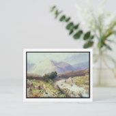 The Highlands, vlakbij Argyle (met papier) Briefkaart (Staand voorkant)