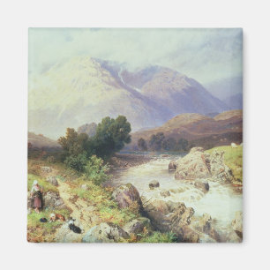 The Highlands, vlakbij Argyle (met papier) Magneet
