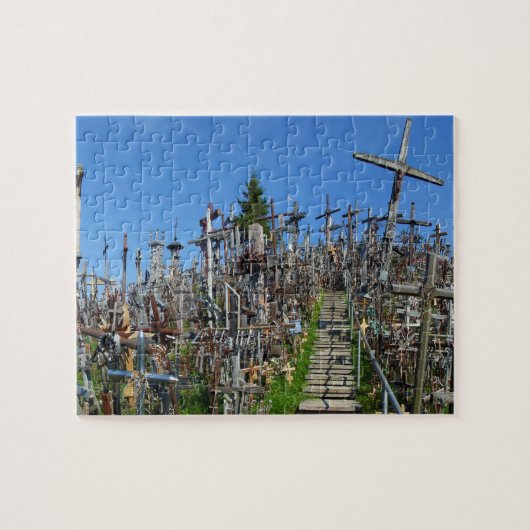 The Hill of Crosses of Northern Litouwen Legpuzzel (Horizontaal)
