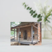 The Himes Log House - Euless, Texas Briefkaart (Staand voorkant)