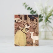 “The Hind” van Edmund Dulac Briefkaart (Staand voorkant)