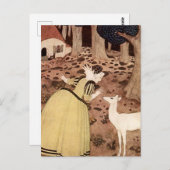 “The Hind” van Edmund Dulac Briefkaart (Voorkant / Achterkant)