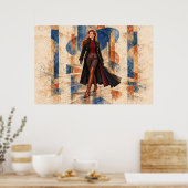 The Hintons - Blau Interval Poster (Keuken)
