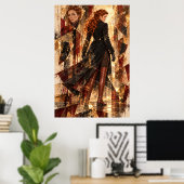 The Hintons - Ember Reflection - Volledige Kunstpr Poster (Thuiskantoor)