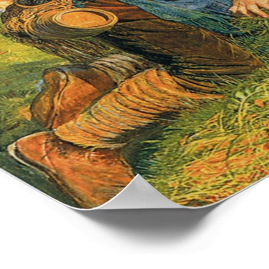 The Hireling Shepherd, 1851-52 Poster (Hoek)