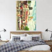 The Hitchhickers Canvas Afdruk (Insitu (Slaapkamer))