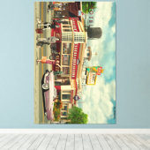 The Hitchhickers Canvas Afdruk (Insitu (Houten vloer))