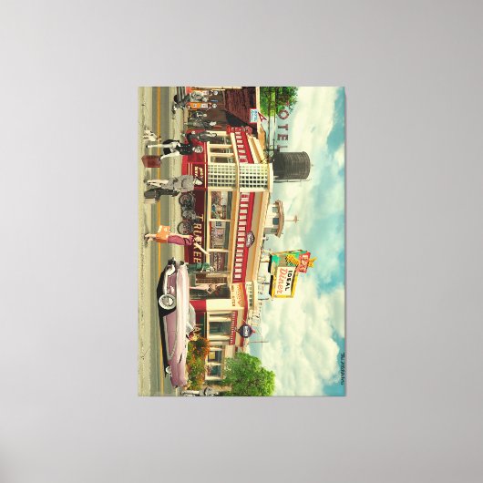 The Hitchhickers Canvas Afdruk (Voorkant)