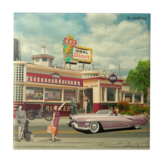 The Hitchhickers Tegeltje (Voorkant)