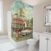 The Hitchhikers Douchegordijn (In situ)