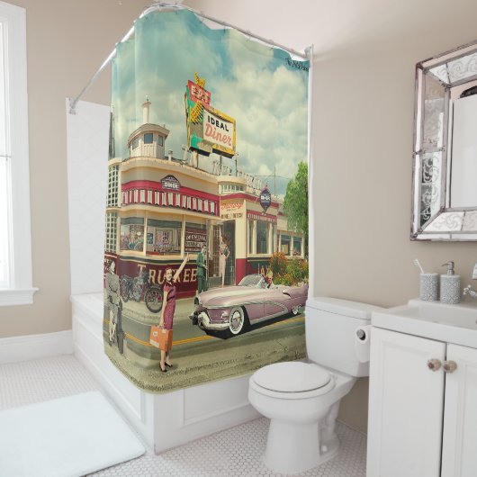 The Hitchhikers Douchegordijn (In situ)