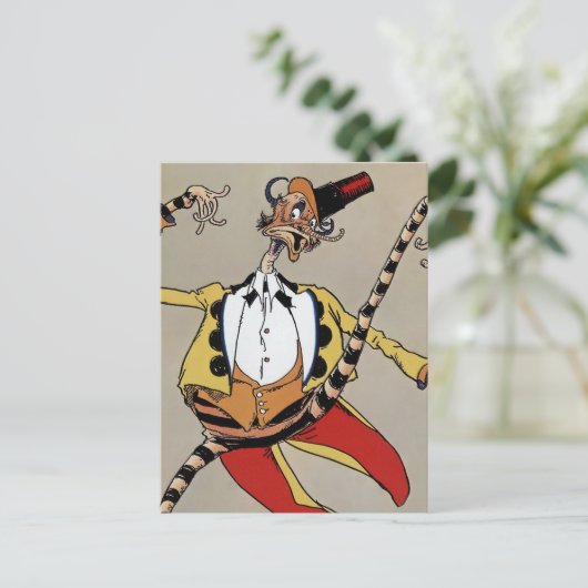 "The HM Woggle-Bug TE" door John R Neill Briefkaart (Staand voorkant)