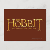 The Hobbit Logo Gold