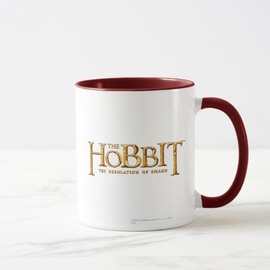 The Hobbit Logo - Gold Mok (Rechts)
