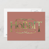 The Hobbit Logo Green Briefkaart (Voorkant / Achterkant)