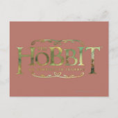 The Hobbit Logo Green Briefkaart (Voorkant)