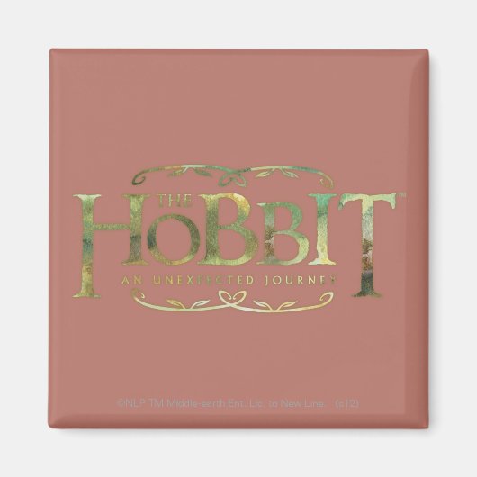 The Hobbit Logo Green Magneet (Voorkant)