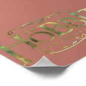 The Hobbit Logo Green Poster (Hoek)