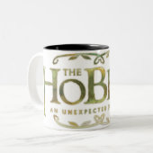 The Hobbit Logo Green Tweekleurige Koffiemok (Voorkant links)