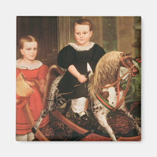The Hobby Horse, c.1840 Magneet