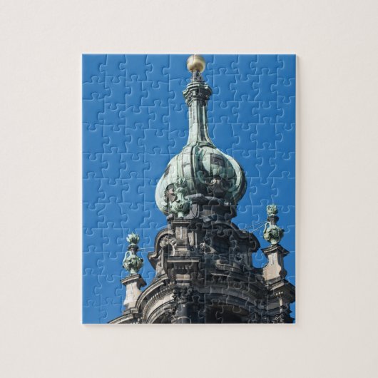The hofkirche (Court of the Court) Dresden Legpuzzel (Verticaal)