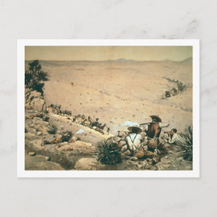 'The Hold Up', c.1900 (olie op canvas) Briefkaart