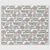 The Holiday Feast Fun Wrapping Paper Cadeaupapier (Vlak)
