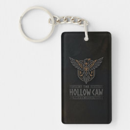 The Hollow Caw: Raven Rider Sigil - Premium Acryl Sleutelhanger