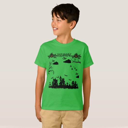 The Hollow Curse kelly groen T-shirt (Voorkant volledig)