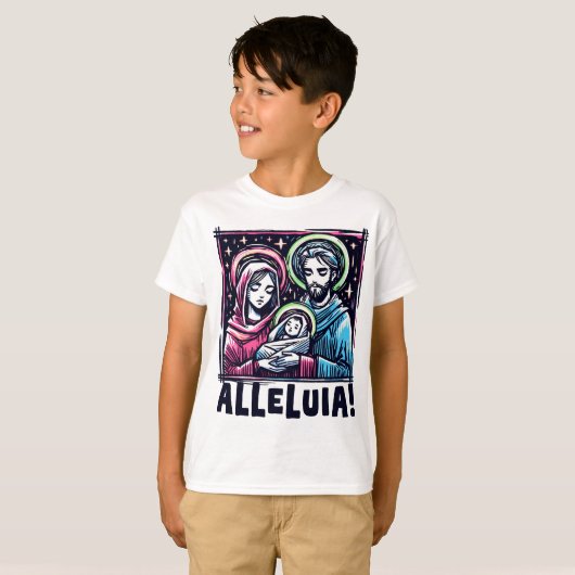 The Holy Family: ALLELUIA! T-shirt (Voorkant volledig)