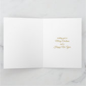 The Holy Family Baby Jesus Christmas Greetings Kaart (Binnen)