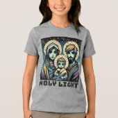 The Holy Family: Holy Light Tri-Blend Shirt (Voorkant)