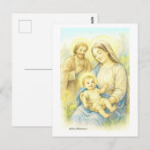 The Holy Family - Nativity Briefkaart (Voorkant / Achterkant)