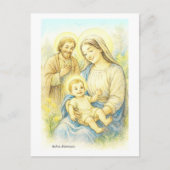 The Holy Family - Nativity Briefkaart (Voorkant)