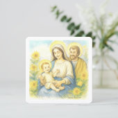 The Holy Family - Nativity Kaart (Staand voorkant)