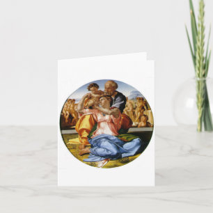 The Holy Family with the infant St. John the Bapti Feestdagen Kaart
