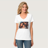 The Holy Family Women's V-Neck Tee Shirt (Voorkant volledig)