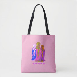 The Holy Trinity of Pop Vierges Marie Multicolores Tote Bag