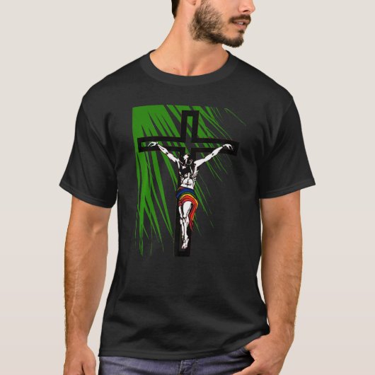 The Holy Week Christs Journey To The Cross T-shirt (Voorkant)