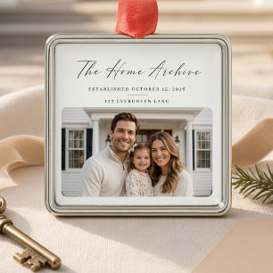 The Home Archief Eerste Thuis Foto Nieuw Huis Metalen Ornament