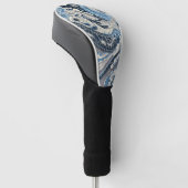 The Home Studio Indigo Bloom Golfheadcover (Schuin)