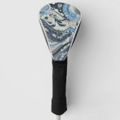The Home Studio Indigo Bloom Golfheadcover (Voorkant)