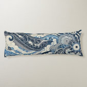 The Home Studio Indigo Bloom Lichaamskussen (Achterkant)