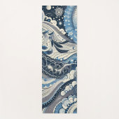 The Home Studio Indigo Bloom Yogamat (Voorkant)