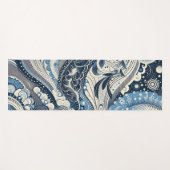 The Home Studio Indigo Bloom Yogamat (Voorkant (horizontaal))