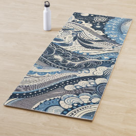The Home Studio Indigo Bloom Yogamat